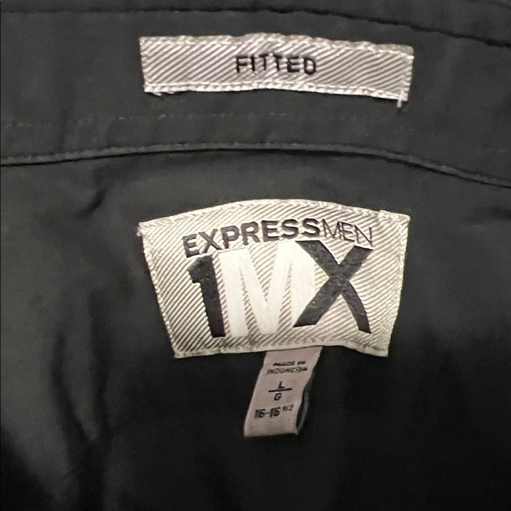 Express Black Dress Shirt - Picture 3 of 3
